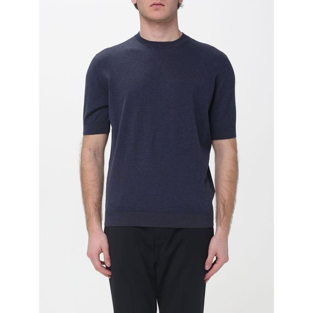 Lardini Men Cotton Crew Neck Sweater Lardini